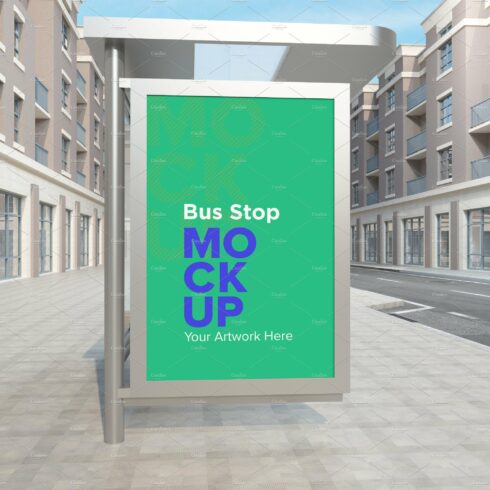 Bus Shelter Outdoor Advertising Sign cover image.