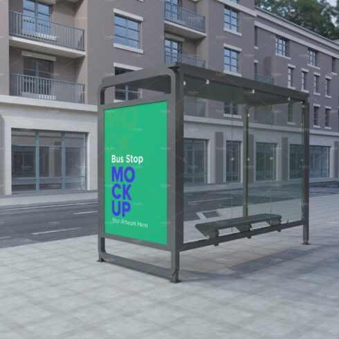 Bus Shelter Outdoor Advertising Sign cover image.