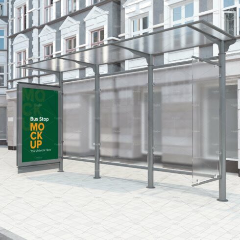 Bus Shelter Outdoor Advertising Sign cover image.