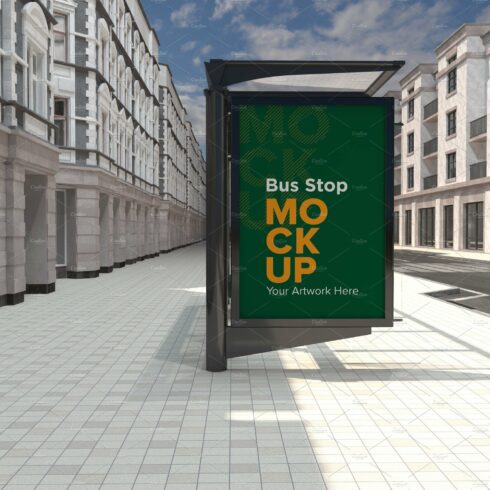 Bus Shelter Outdoor Advertising Sign cover image.