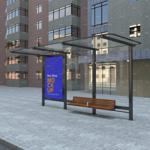 Bus Shelter Outdoor Advertising Sign cover image.