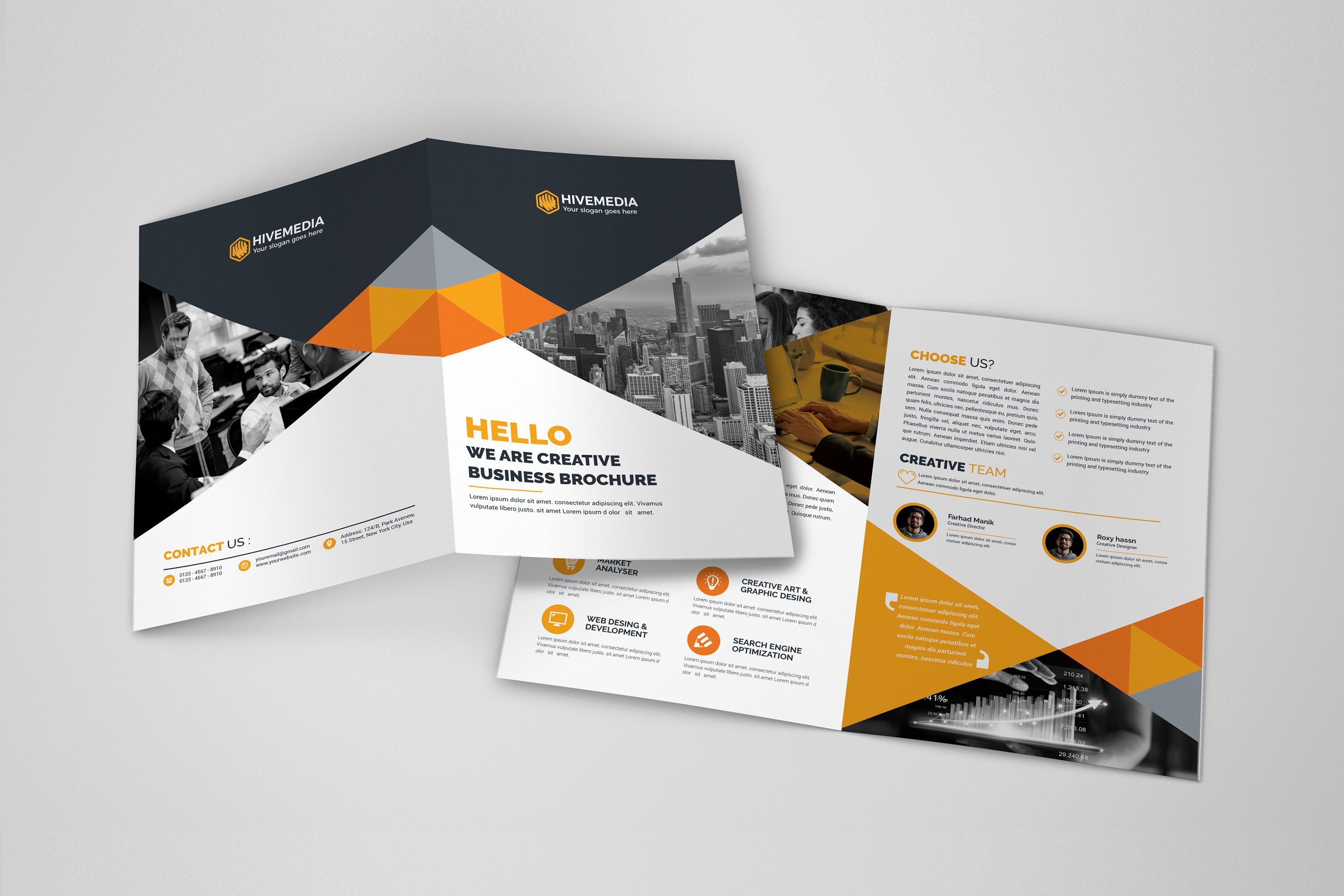 business brochure template4 996