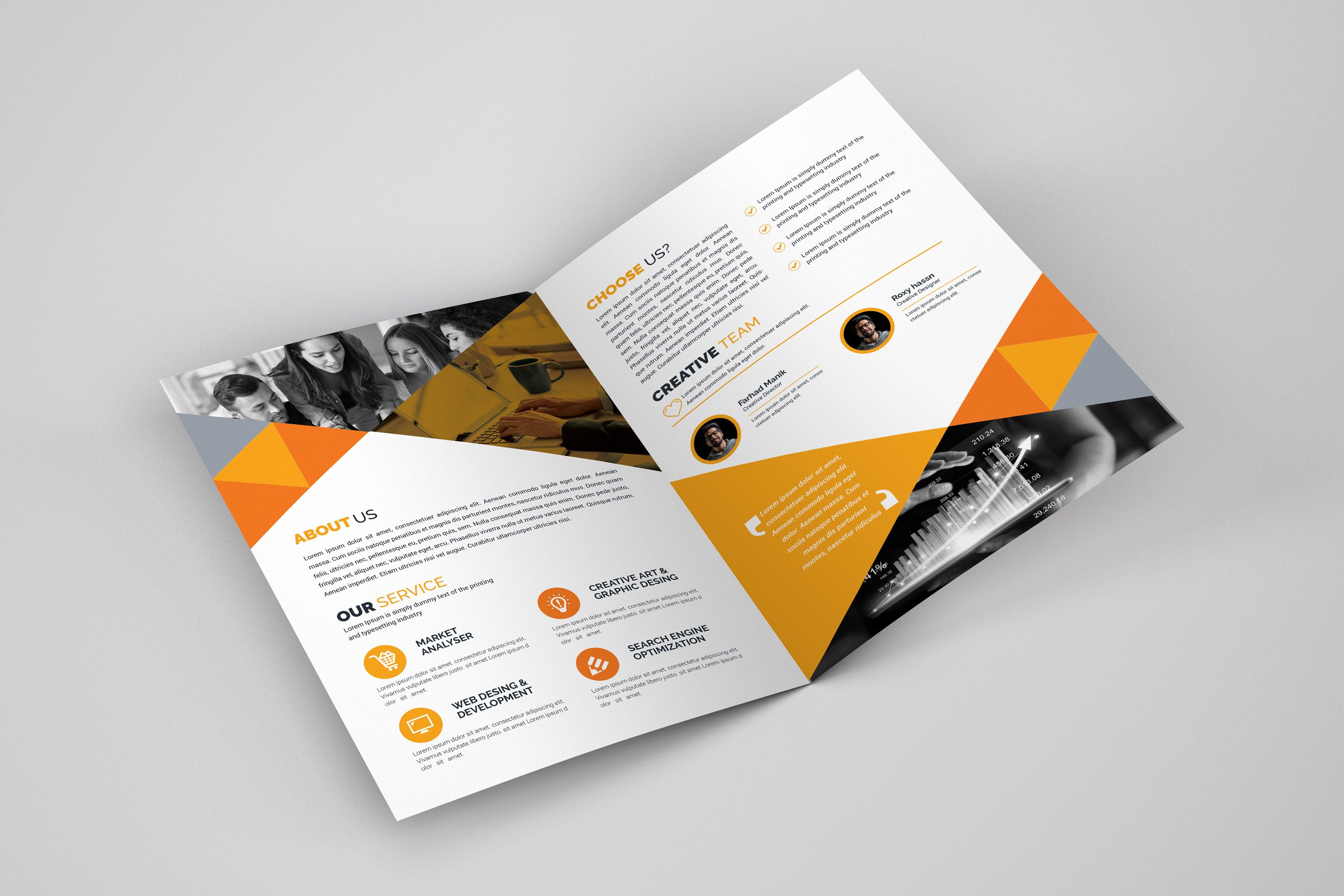 business brochure template5 432