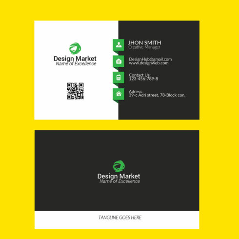 Two Amazing And Unique Business Card Templates cover image.