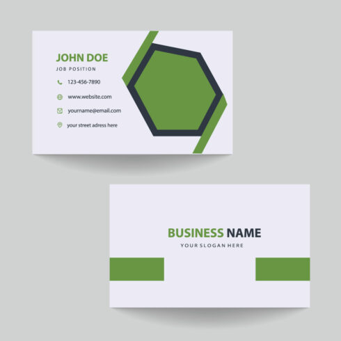 business card design vectorCorporate Business card design template creative and modern business card cover image.