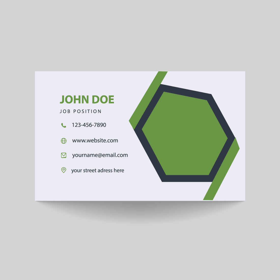 business card design vectorCorporate Business card design template creative and modern business card preview image.