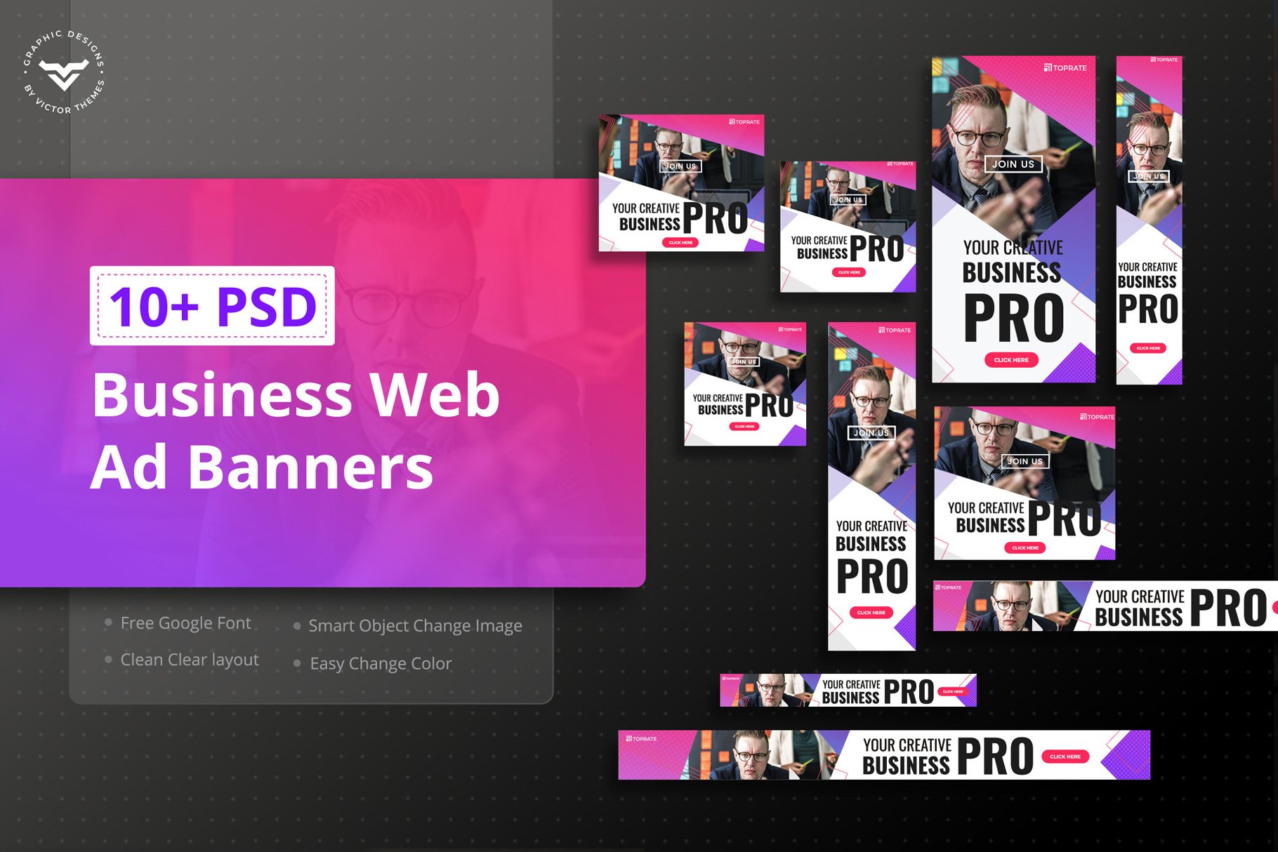 Business Corporate Web Ad's Banner cover image.