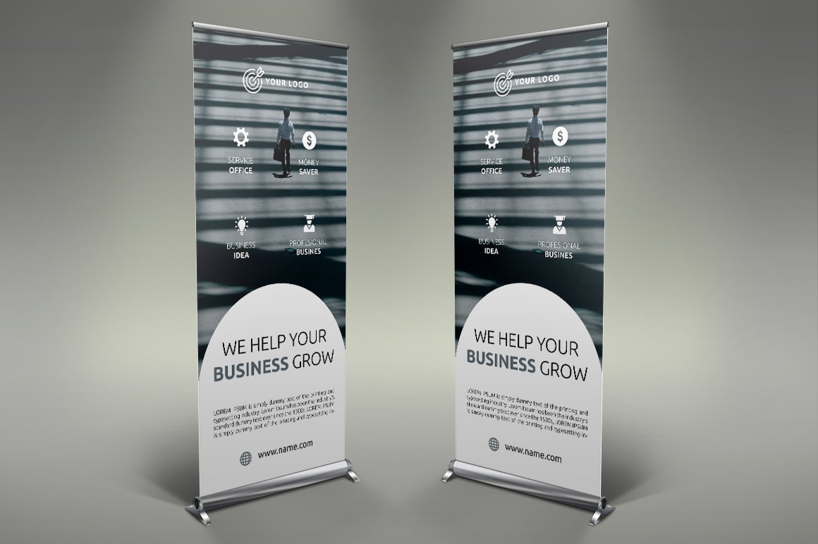 Business Roll Up Banner Masterbundles