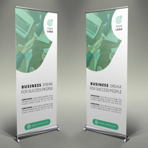 Business Roll Up Banner cover image.