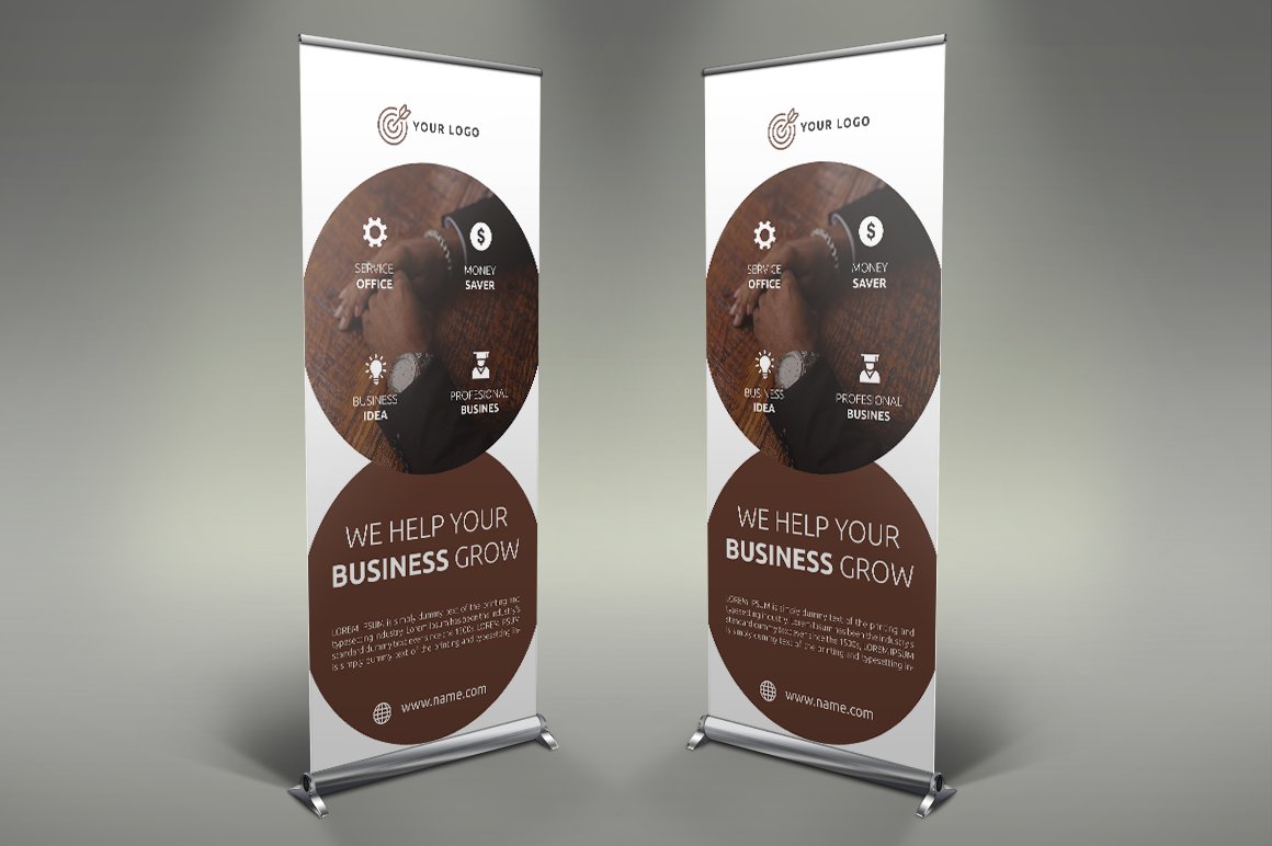 Business Roll Up Banner cover image.