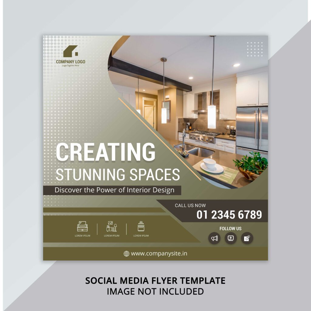 Interior Design flyer - MasterBundles