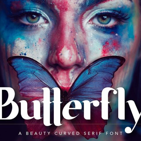 Butterfly Beauty Font cover image.