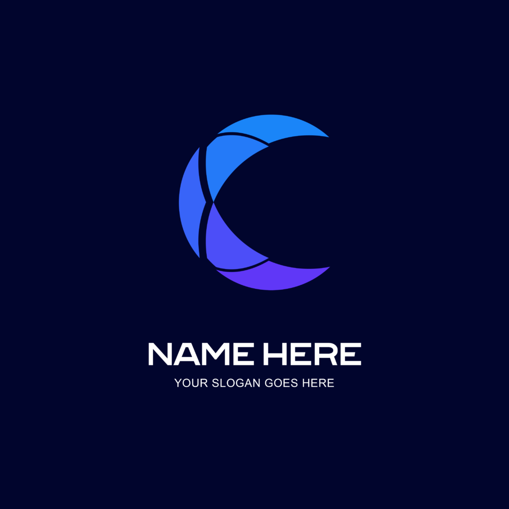 Creative Letter C Logo Vector Design with Beautiful Gradients, Abstract ...