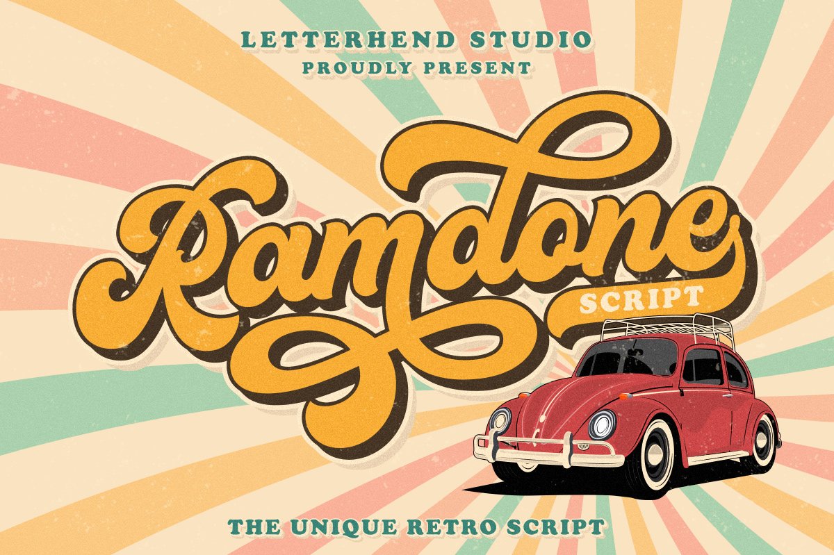 Ramdone - Retro Script cover image.
