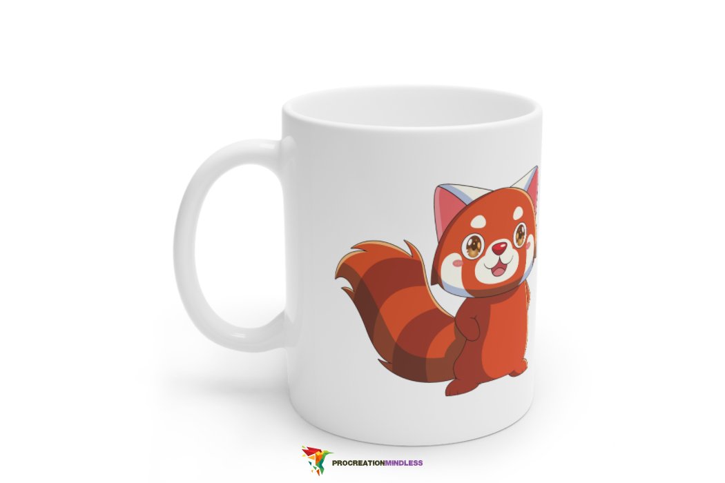 Red Racoon illustration preview image.