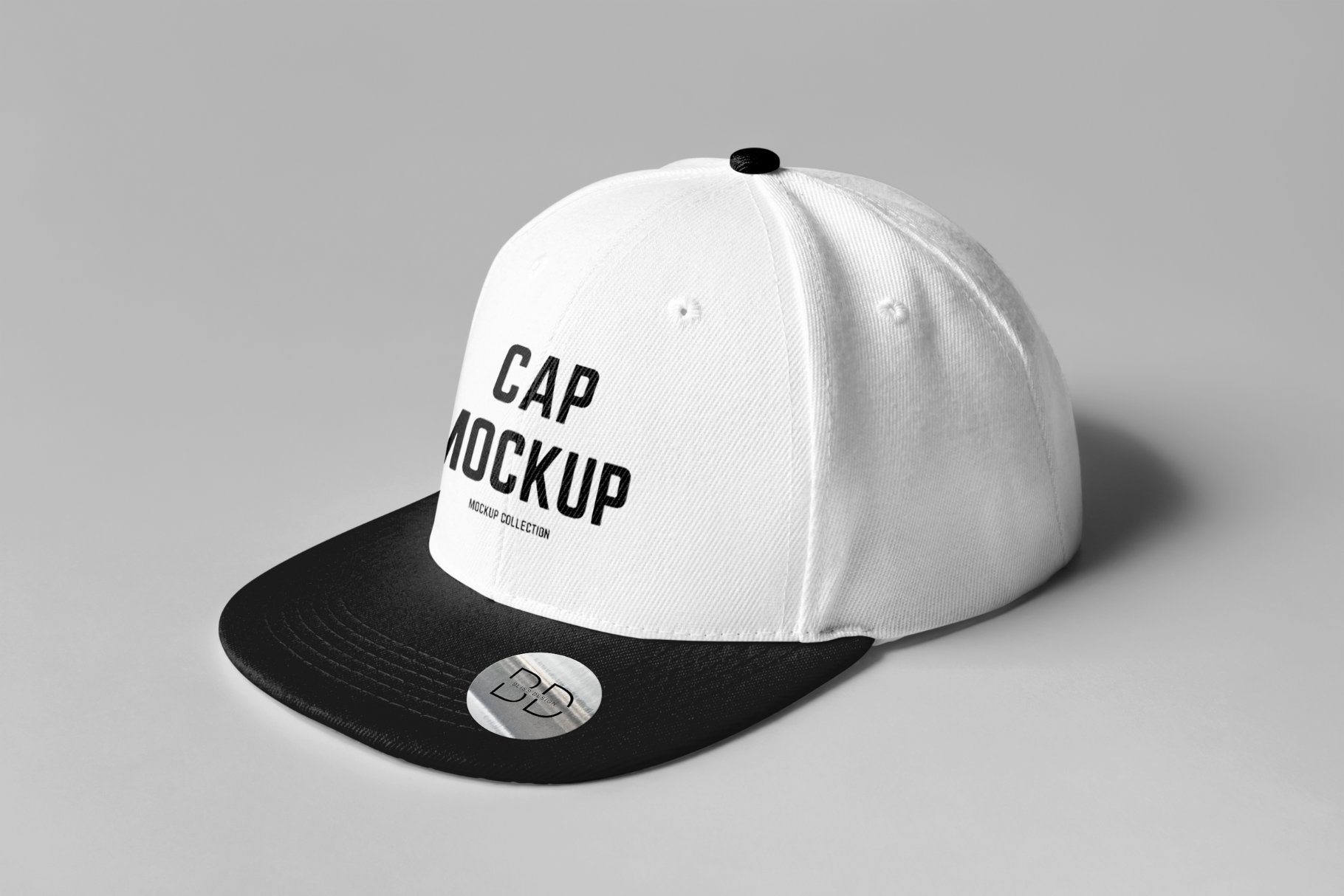 Cap & Box Mock-up preview image.
