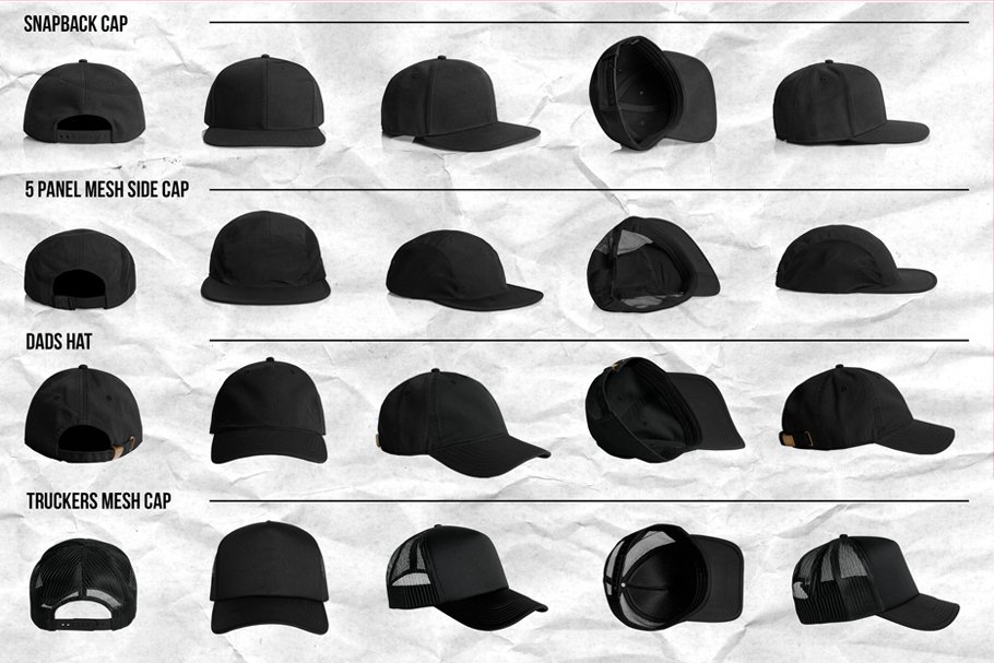 RSB Cap PSD Mock-up Collection preview image.
