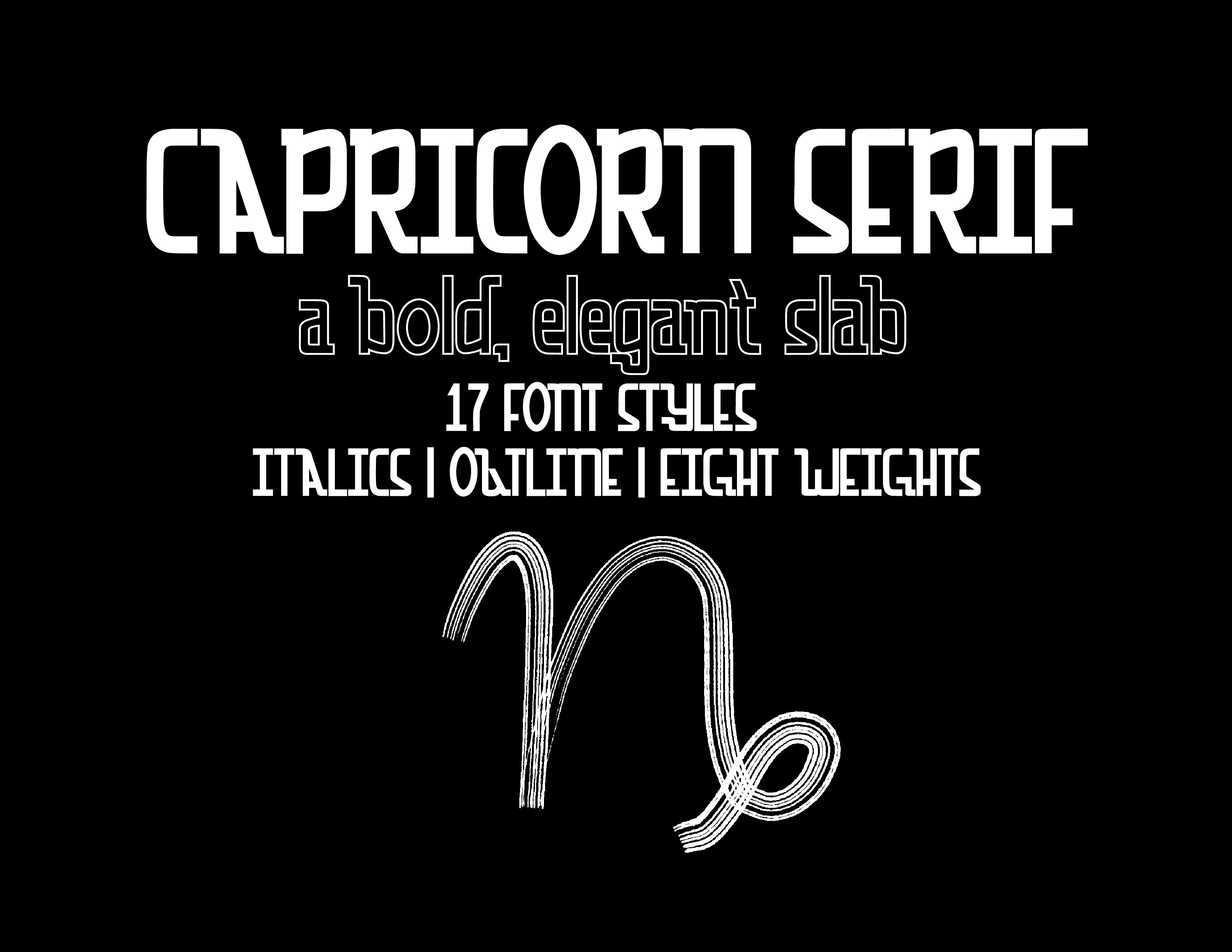 Capricorn Serif Typeface cover image.