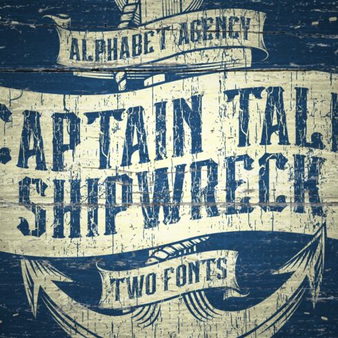 CAPTAIN TALL SHIPWRECK FONT DUO cover image.