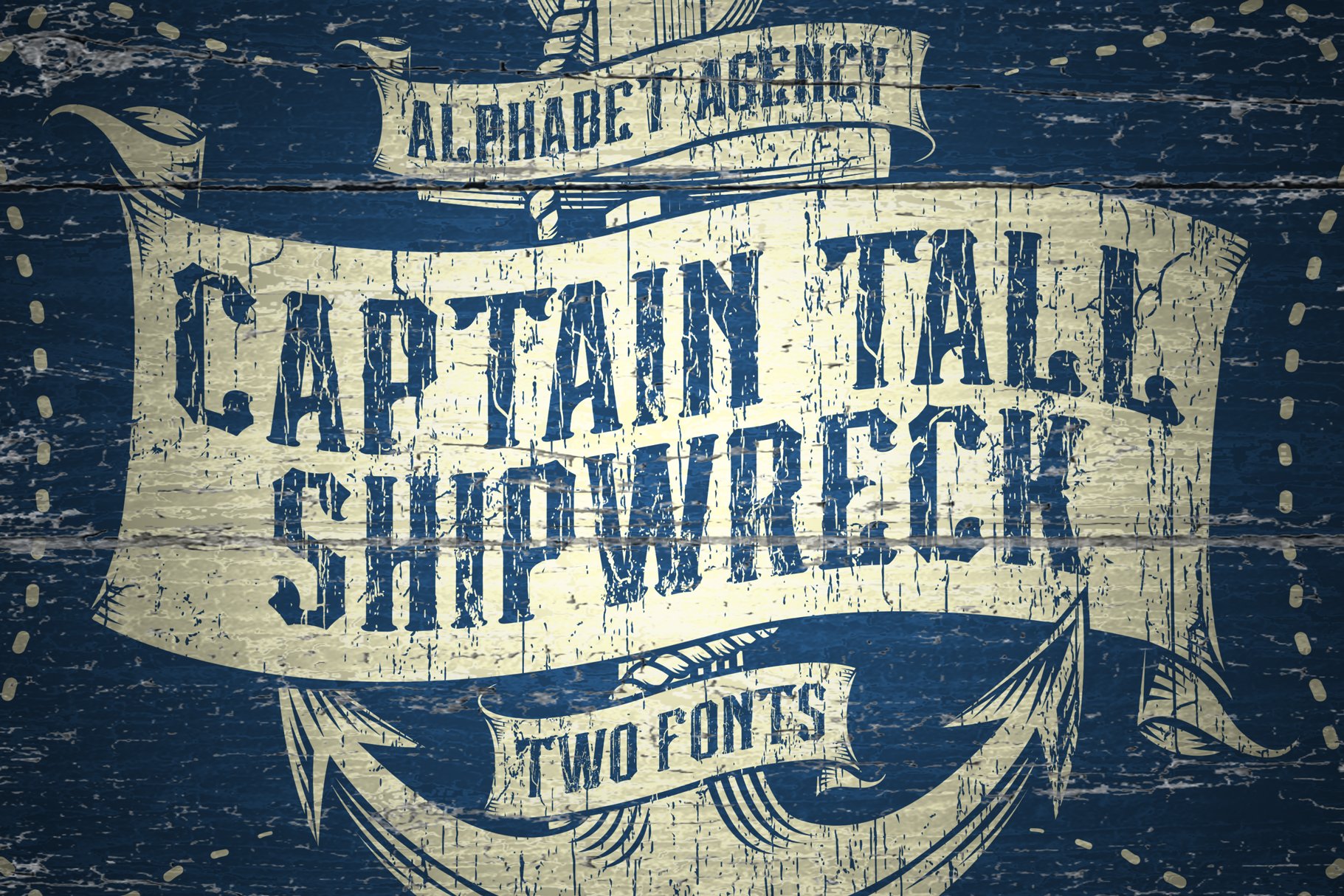 CAPTAIN TALL SHIPWRECK FONT DUO cover image.
