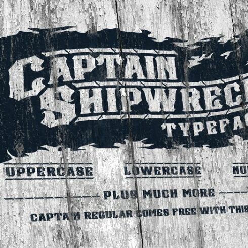 Captain Shipwreck Font cover image.