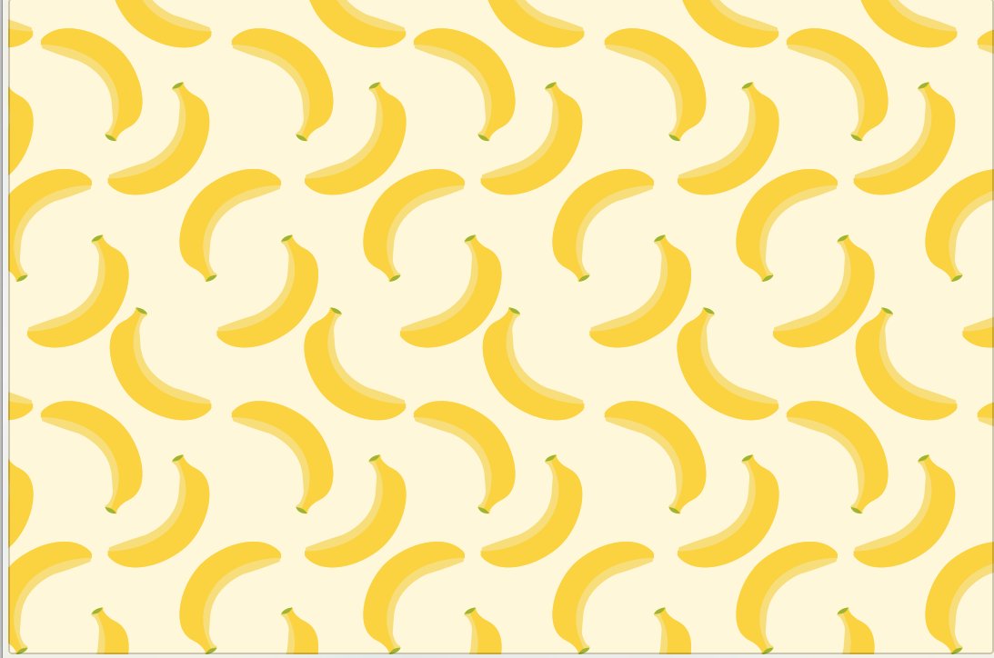 Vector Seamless Banana Pattern Set preview image.