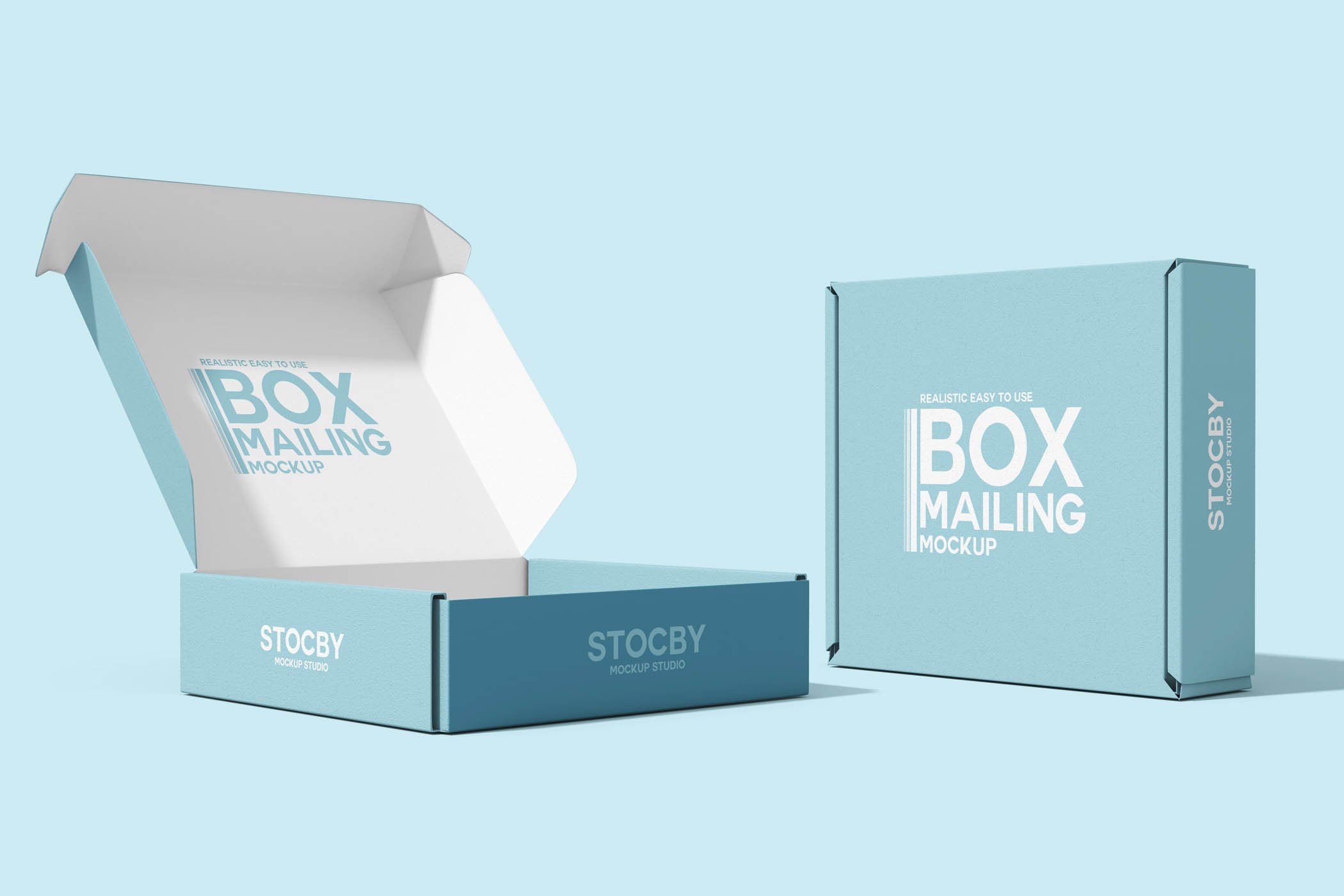 cardboard box mockup 908