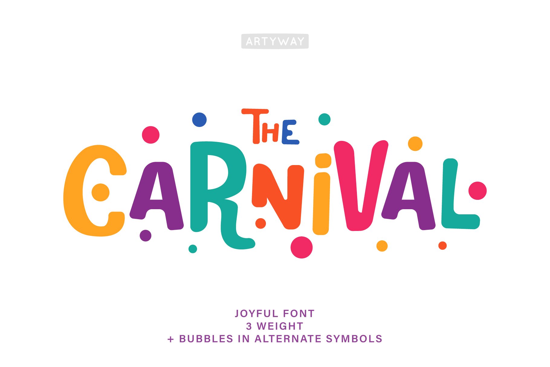 Carnival Fest Font cover image.