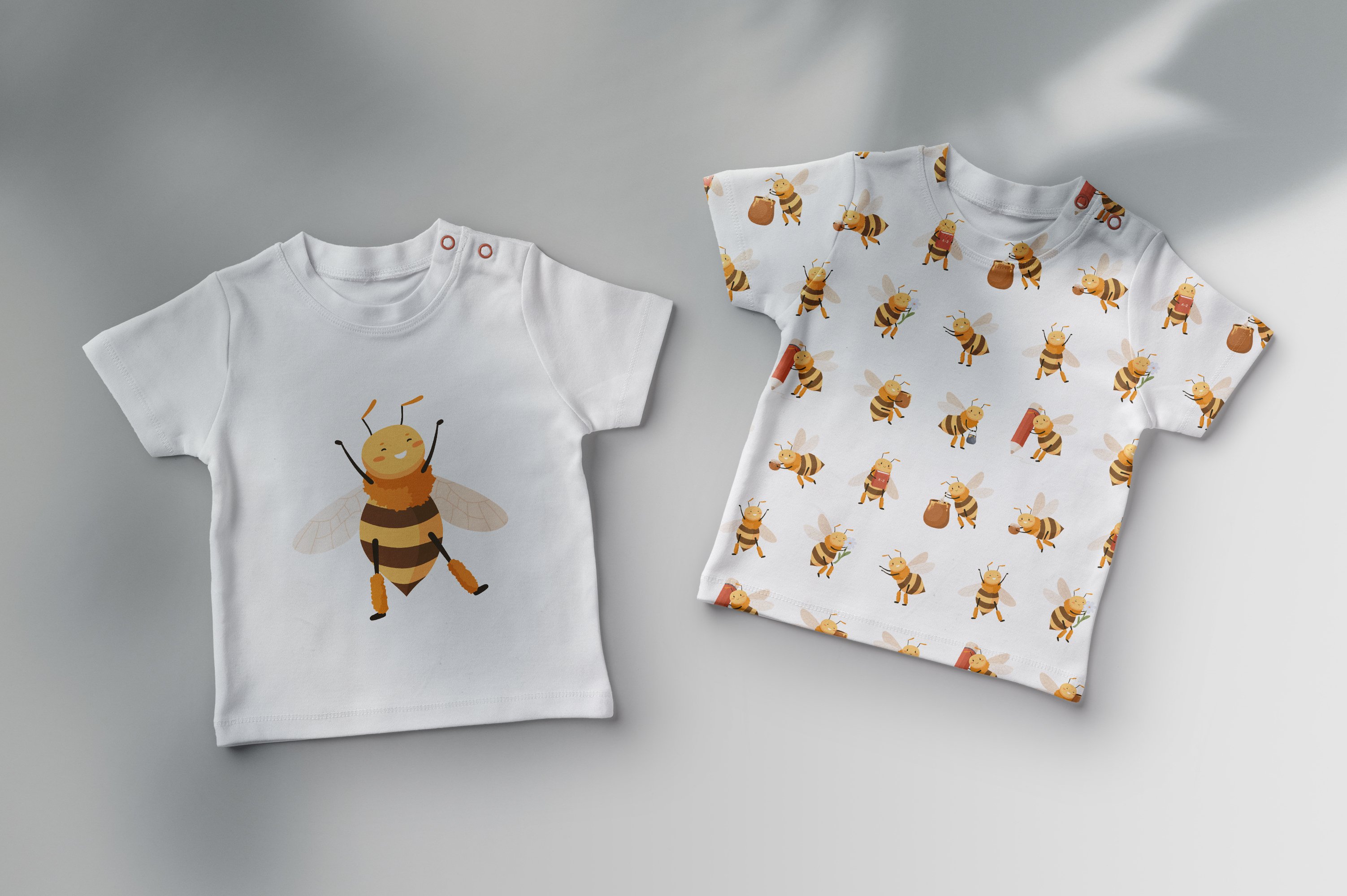 cartoon bee character pattern v1 5 926
