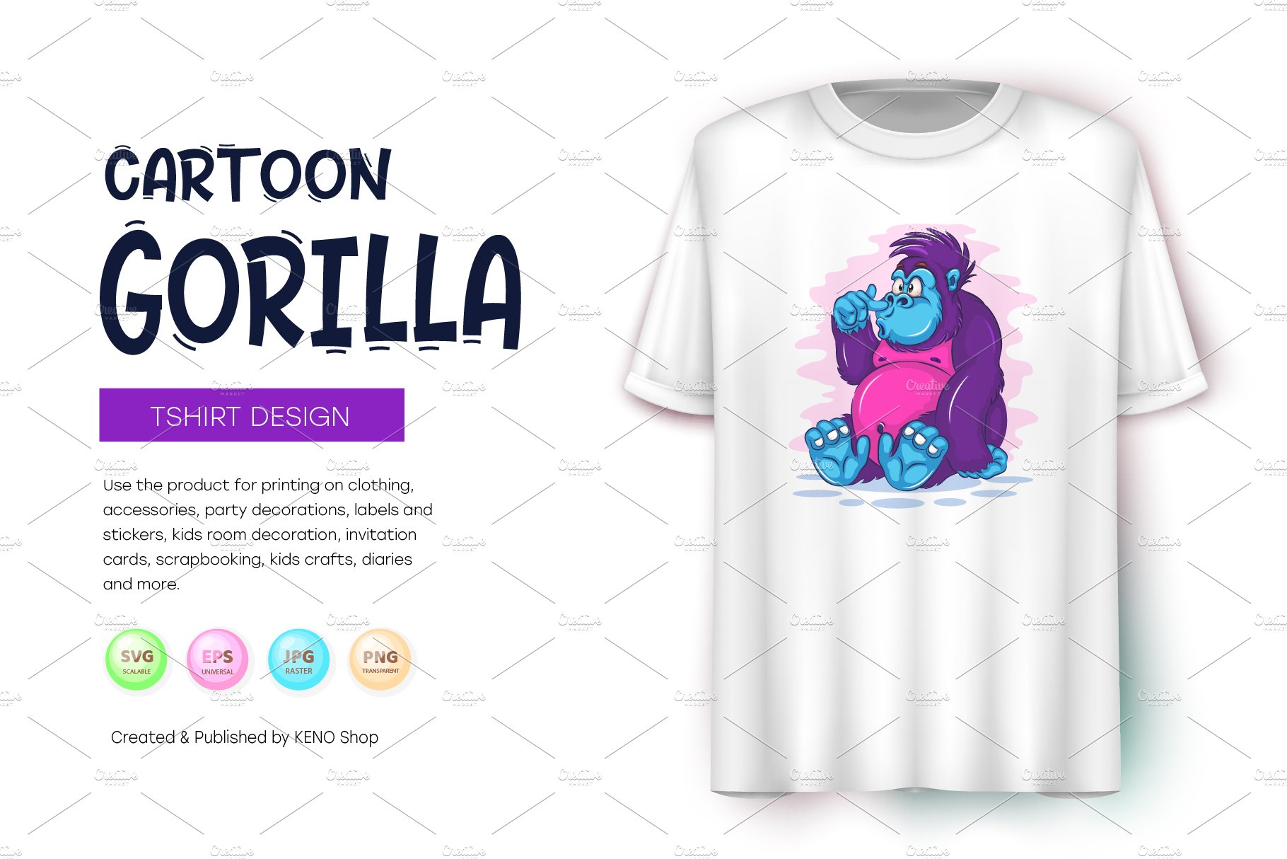 cartoon gorilla preview 07 1 463