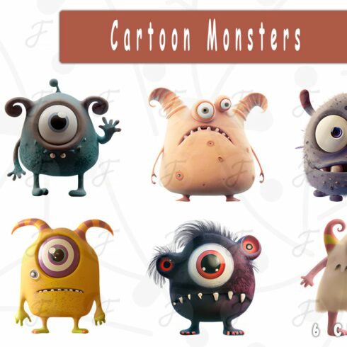 Cartoon Monsters cover image.