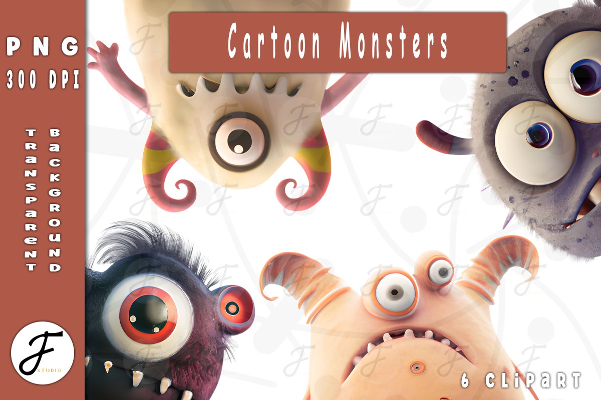 cartoon monsters3 8