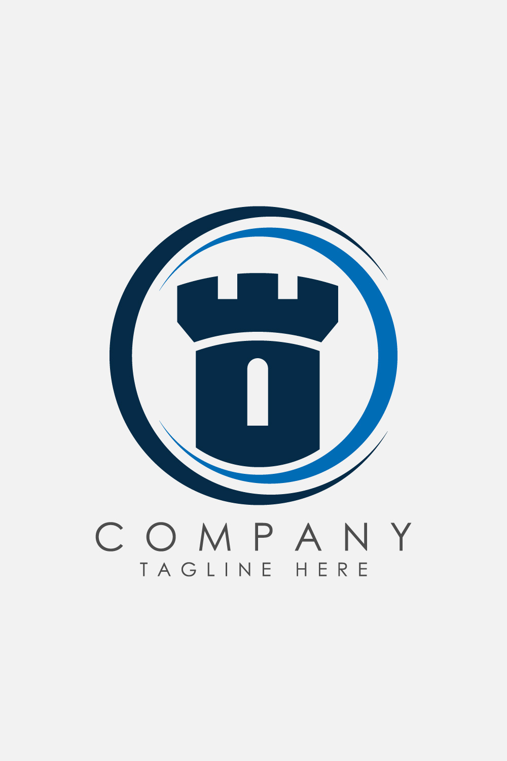 Castle tower logo design vector illustration Castle icon sign symbol pinterest preview image.