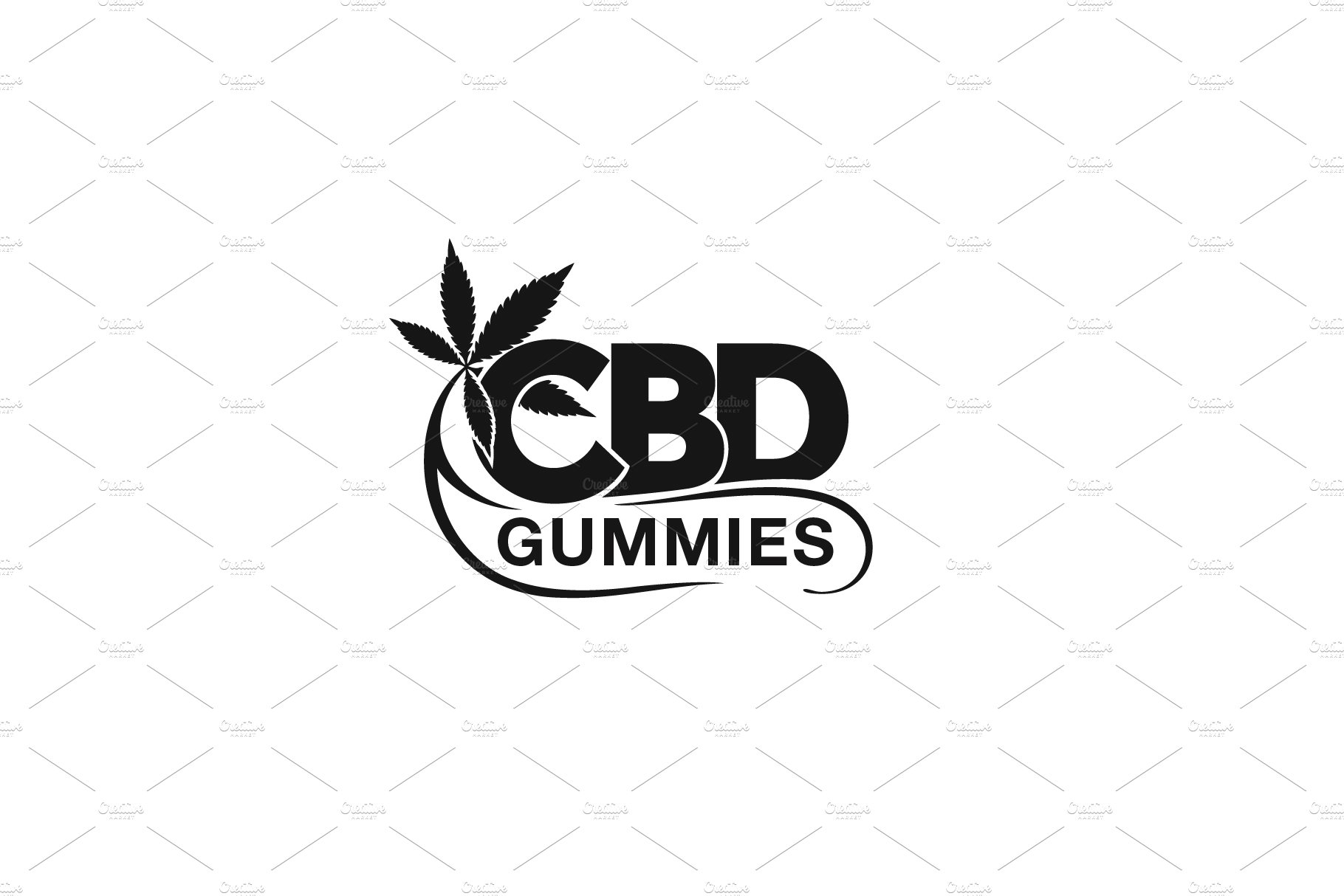 cbd gummies logo single color 737