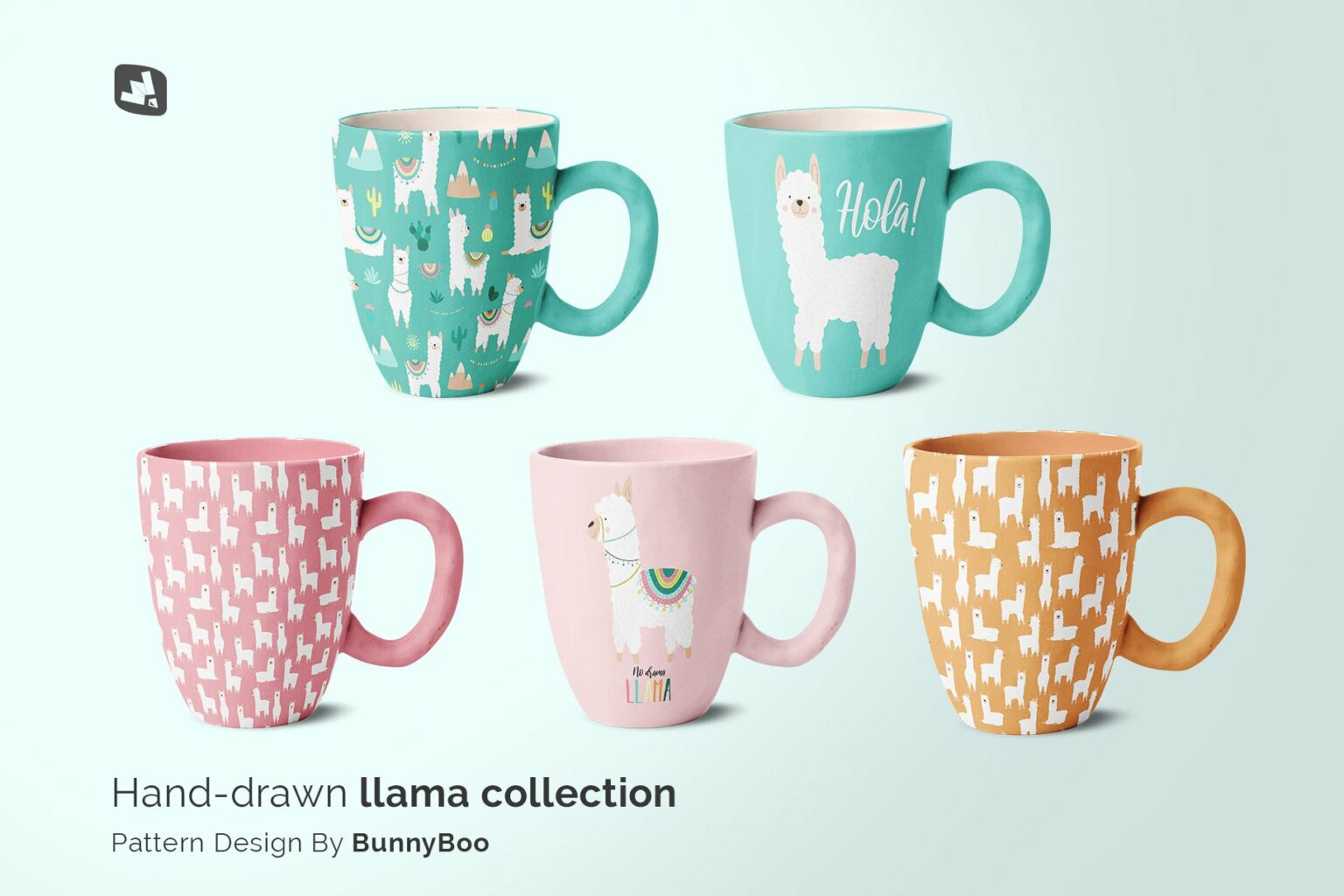 Ceramic Mug Set Mockup   MasterBundles