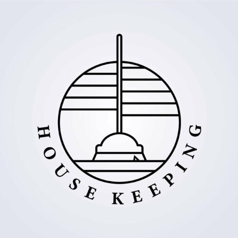 broom, housekeeping, cleaning logo cover image.