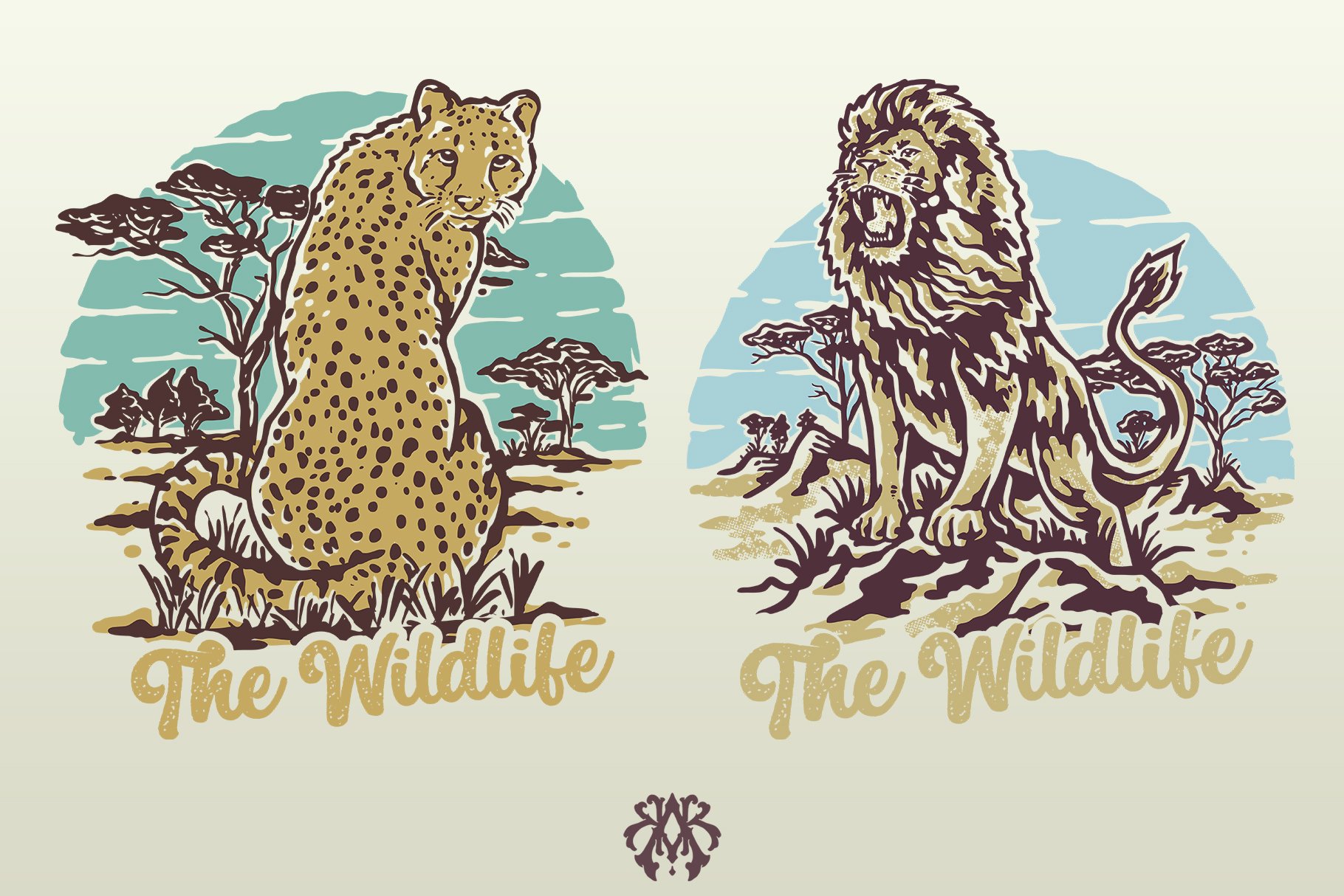 The Wildlife Cheetah & Lion cover image.