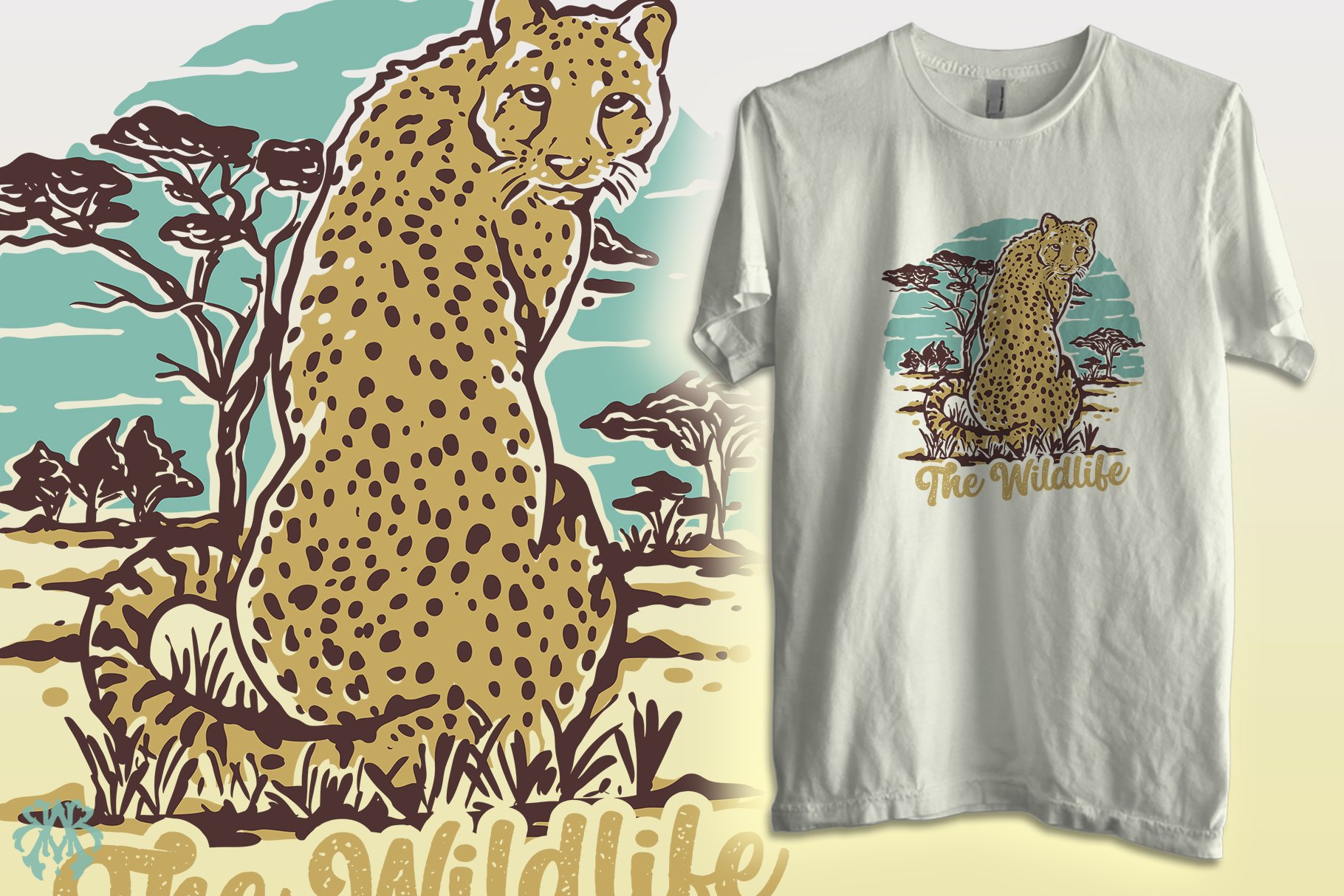 The Wildlife Cheetah & Lion preview image.