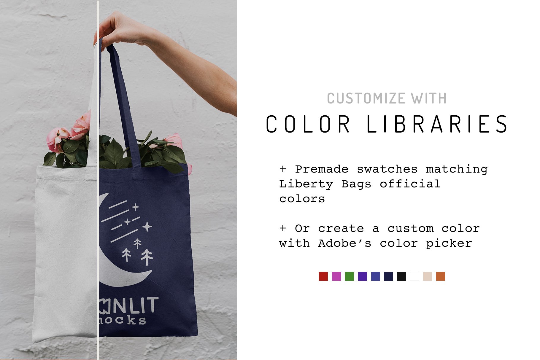 Liberty Bags Canvas Tote Mockup preview image.