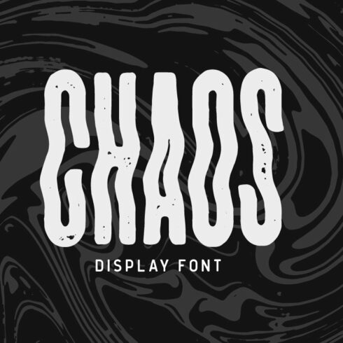 CHAOS Display Font cover image.