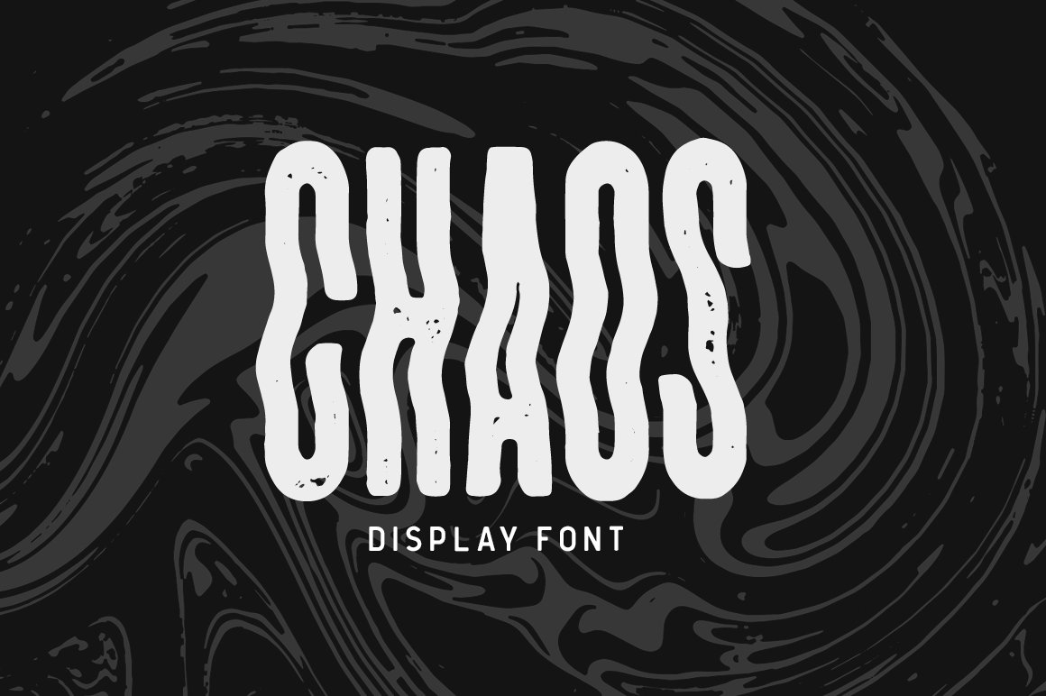 CHAOS Display Font cover image.