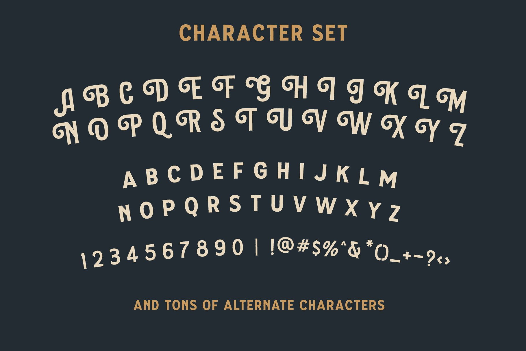 The Shoreman's Typeface preview image.