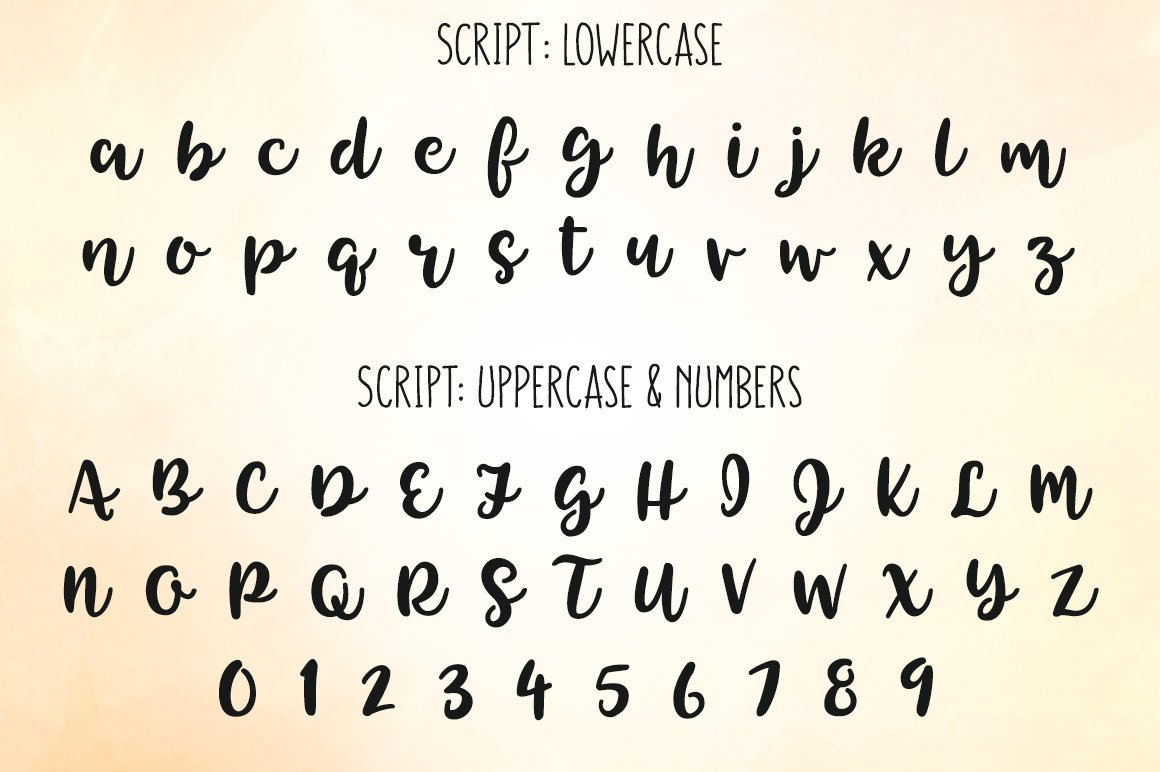 Tingler duo - two handwritten fonts preview image.