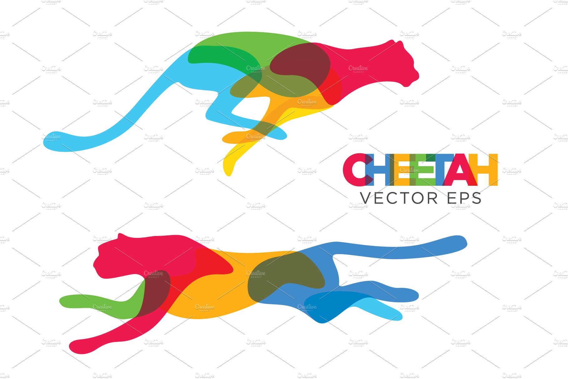 Creative Cheetah Vector Animal cover image.