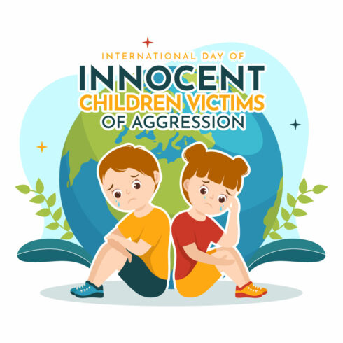 12 International Day of Innocent Children Victims of Aggression Illustration cover image.