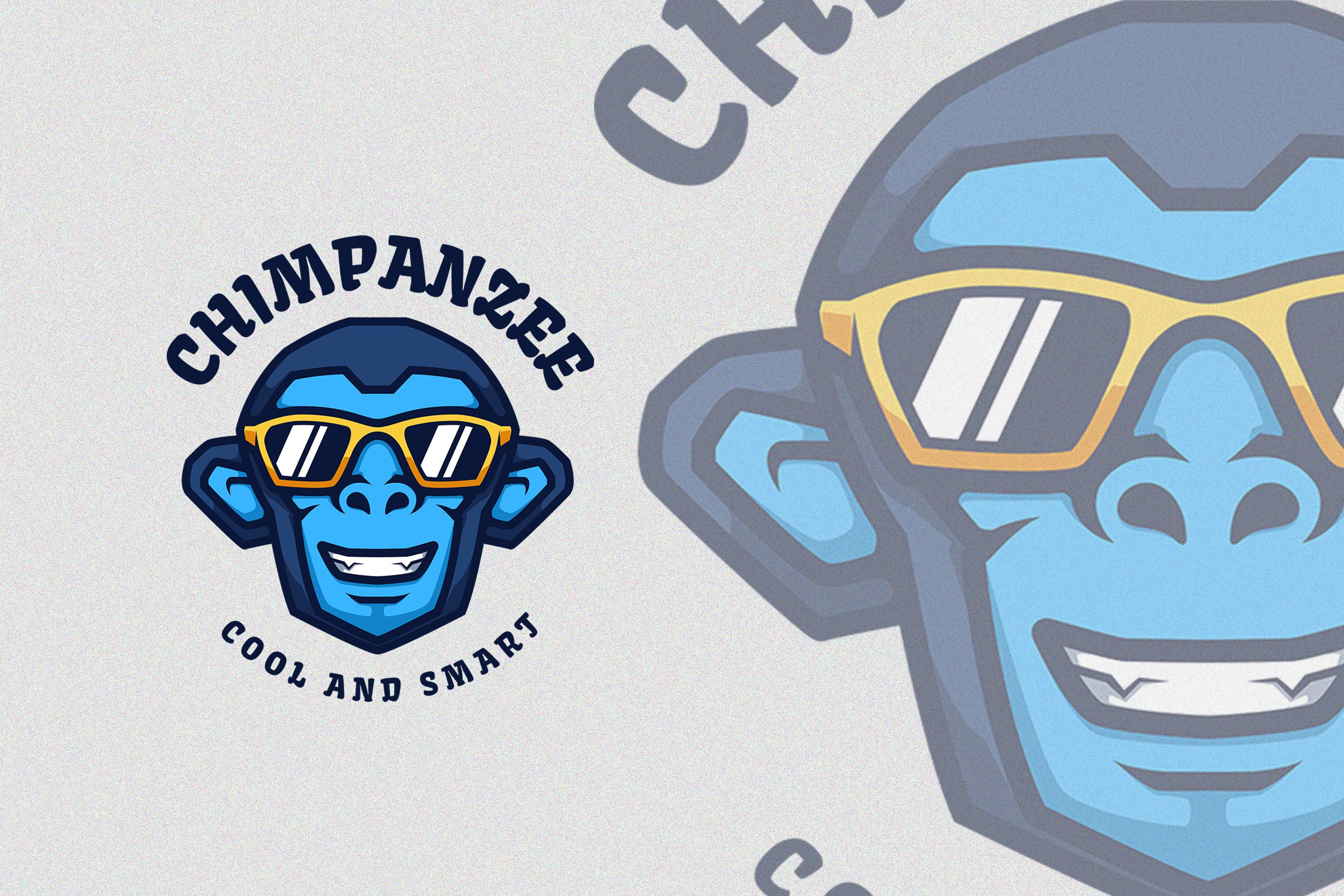 Cool Blue Chimpanzee cover image.
