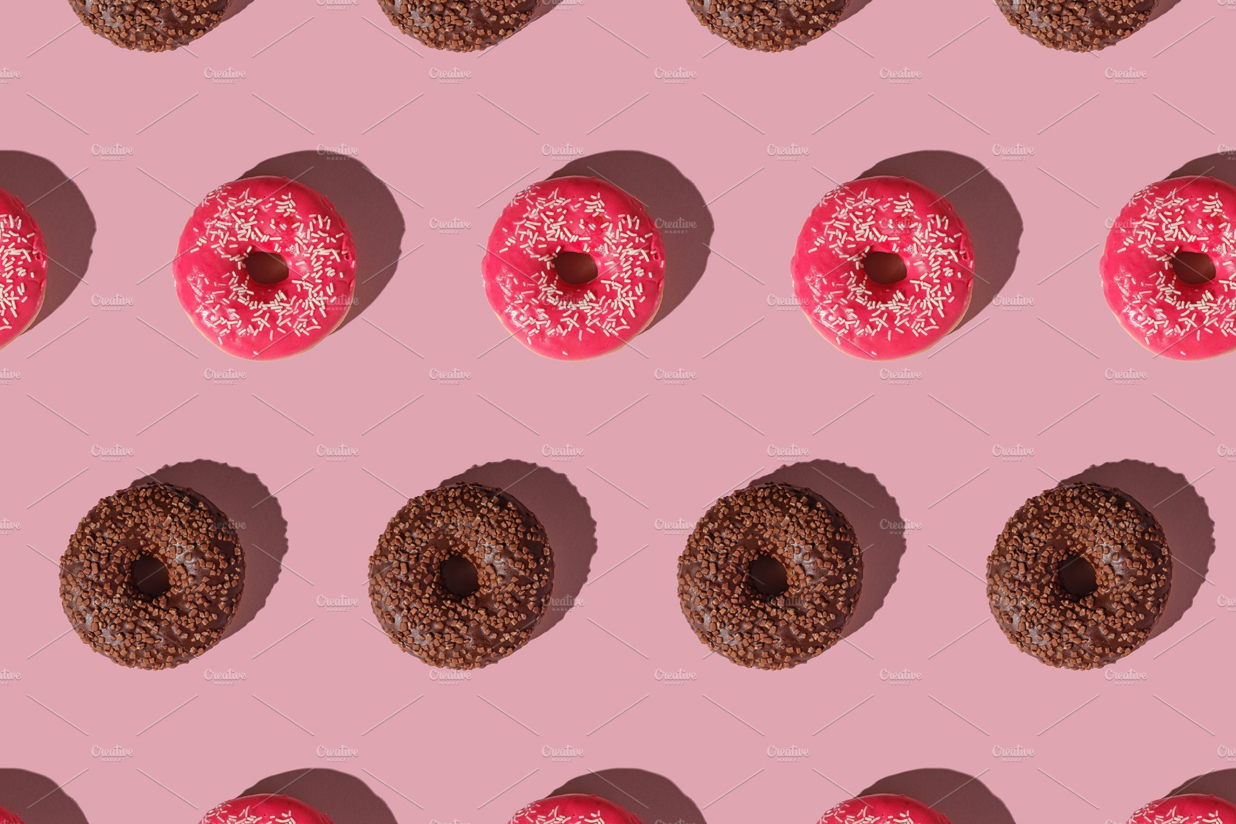 chocolate and pink donuts prev 889