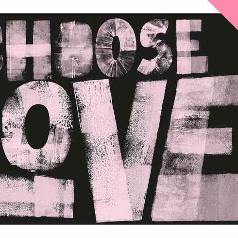 Display font Choose Love sans serif cover image.