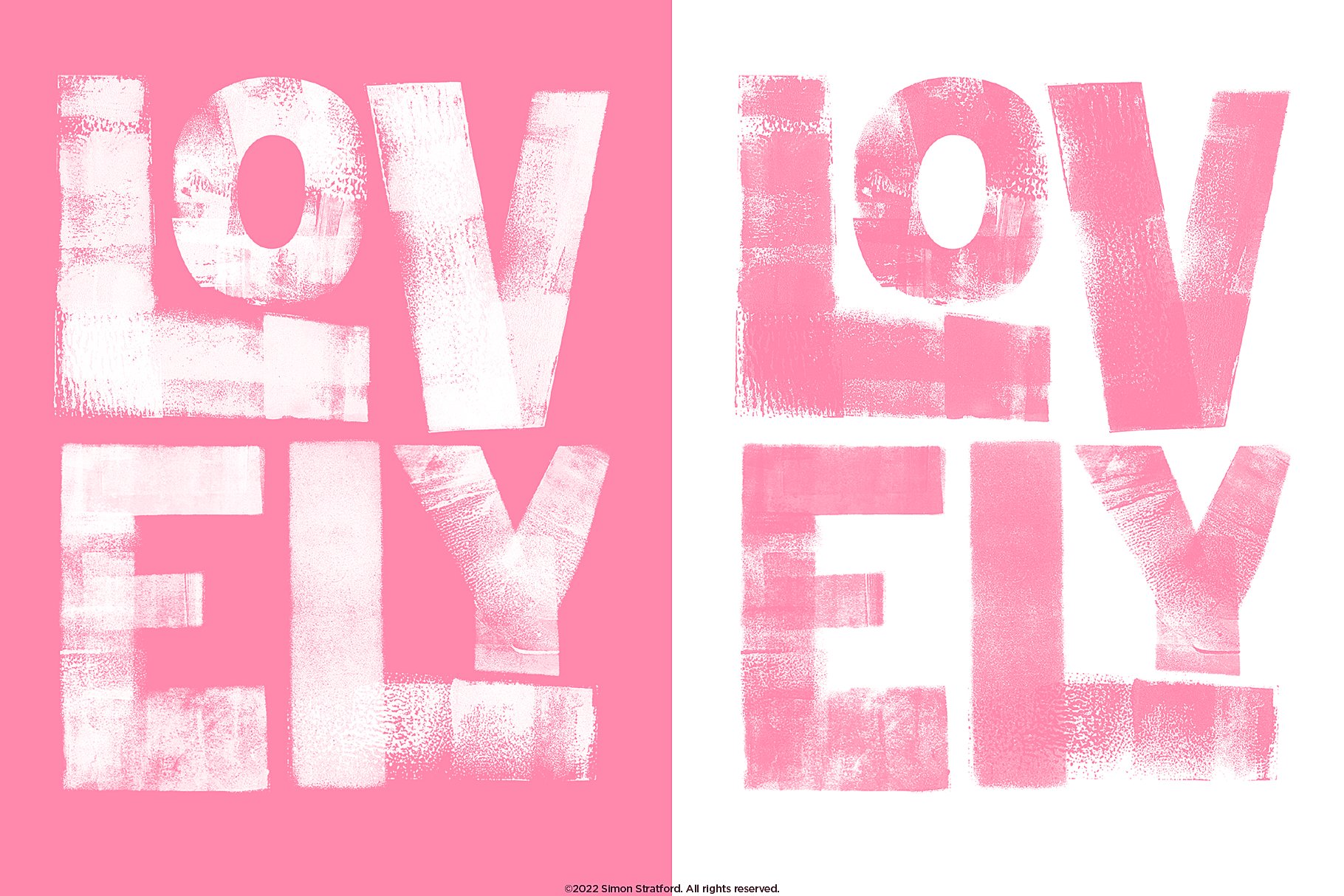 Display font Choose Love sans serif preview image.