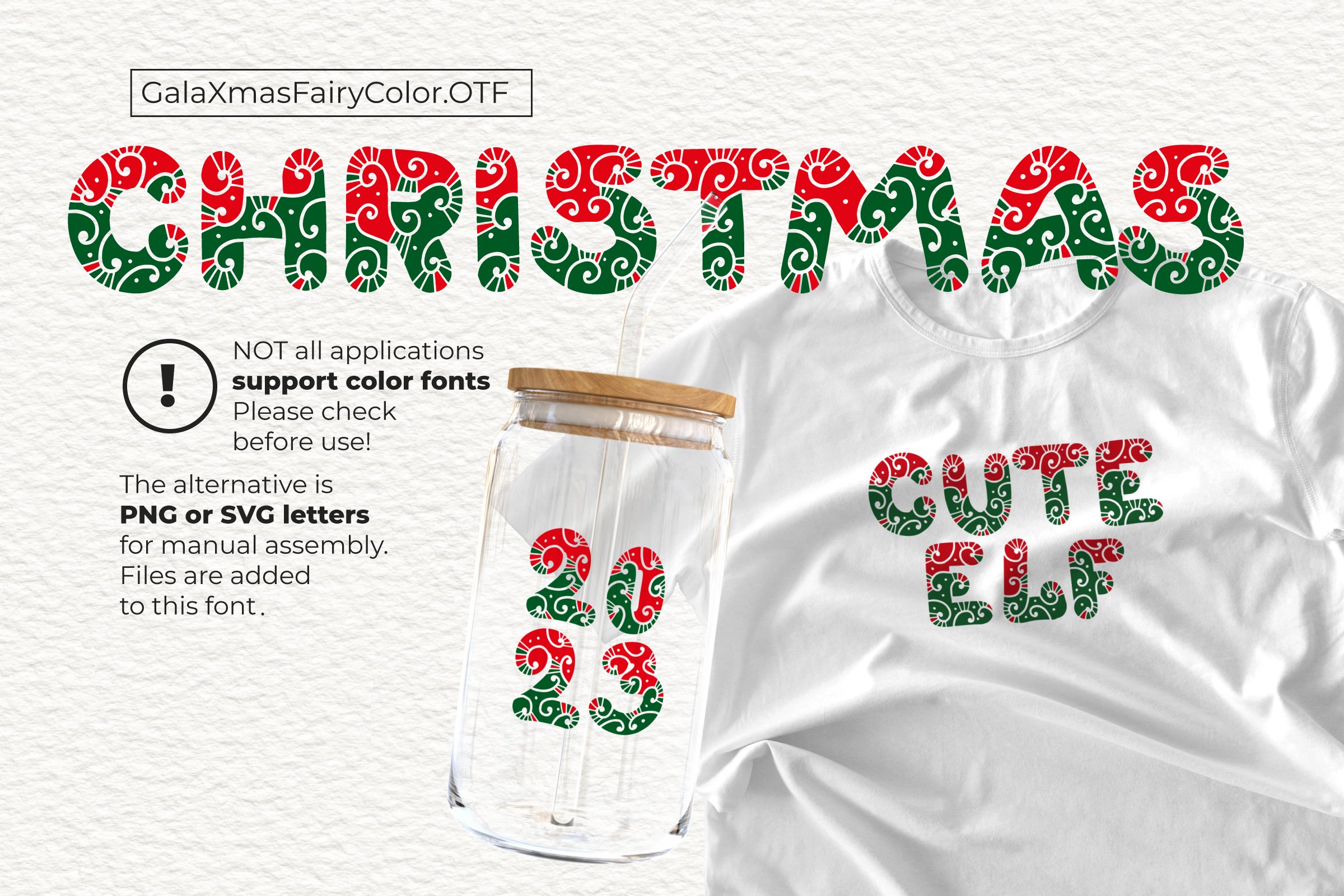 christmas eve cosy cute lettering for winer holiday projects bonus 93
